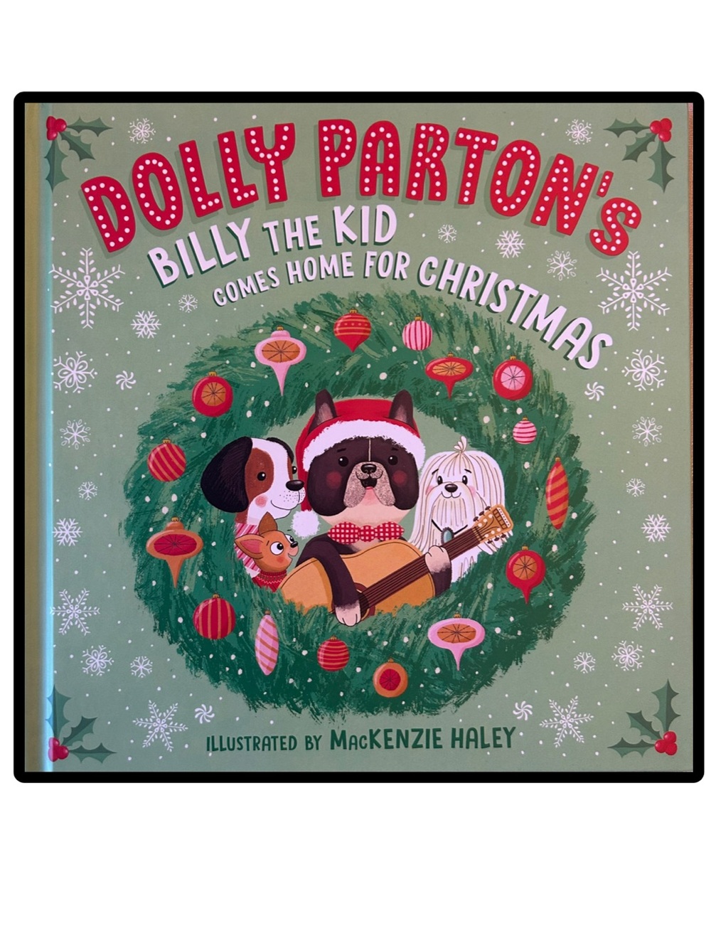 Dolly Parton's "Billy the Kid Comes Home for Christmas" Hardcover Book